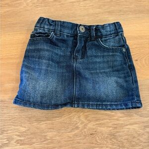 GAP Jeans Girls' Dark Blue Denim Skirt